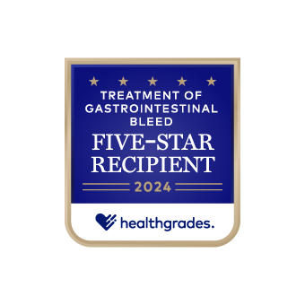 Healthgrades Gastrointestinal Bleed 5 Star award #22