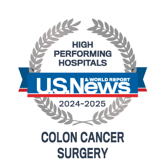 US News High Performing Colon Cancer award #17