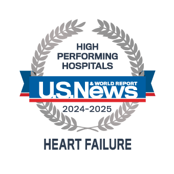 US News High Performing Heart Failure award #9