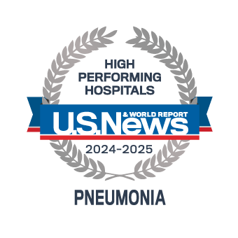 US News High Performing Pneumonia award #13