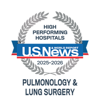USNews Pulmonology 2025 award #22