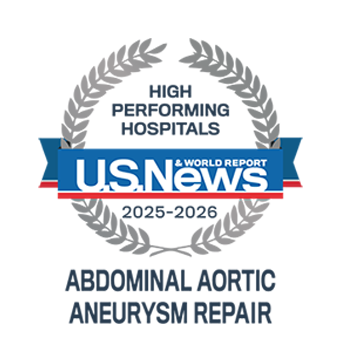USNews Abdominal Aortic Aneurysm Repair 2025 award #6