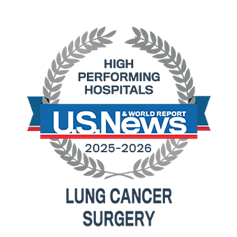 USNews Lung Cancer Surgery 2025 award #11