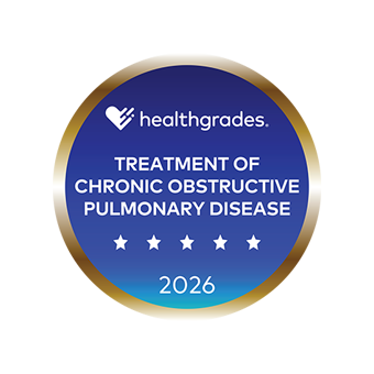 Healthgrades Treatment of Chronic Obstructive Pulmonary Disease 2026 award #27